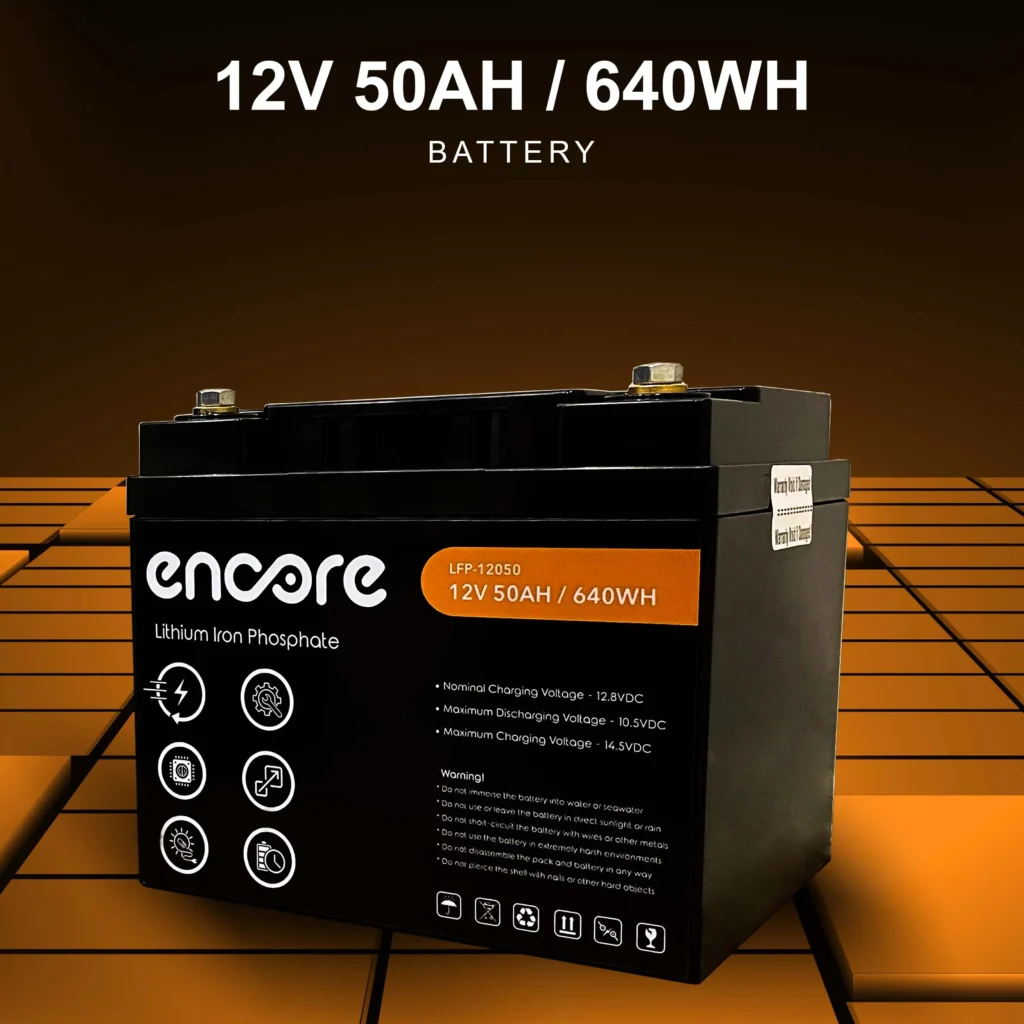 12V 50AH / 640WH Encore Battery