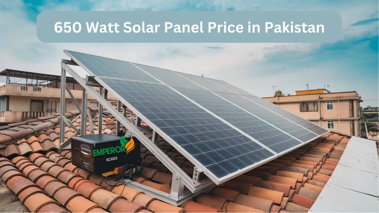 650 Watt Solar Panel Price in Pakistan